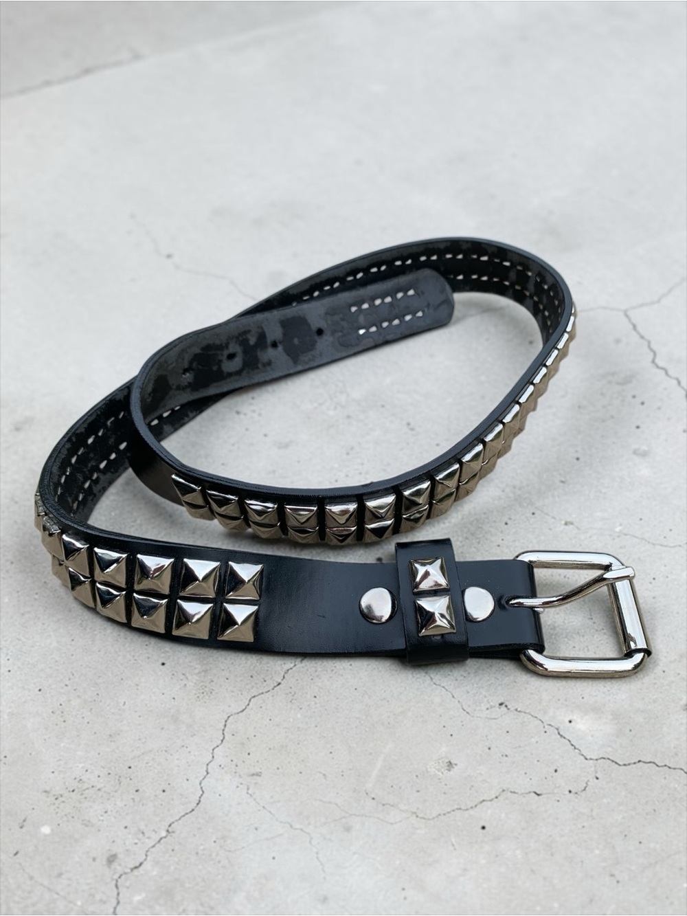 Hot Topic Black Stud Belt 34